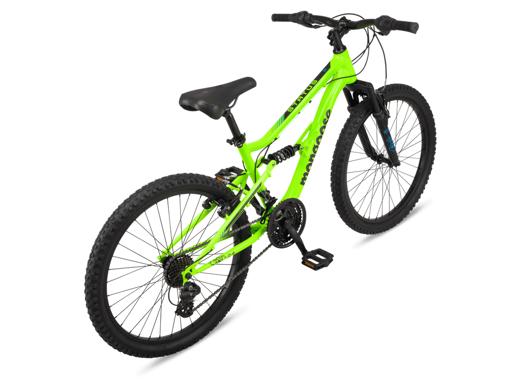 Mongoose Status 24-inch Kids Full Suspension Mountain Bike