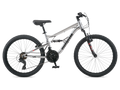 Mongoose Limestone 24-inch Kids Full Suspension Mountain Bike