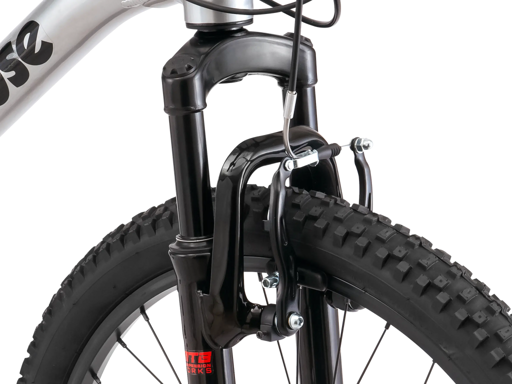 Mongoose Limestone 24-inch Kids Full Suspension Mountain Bike
