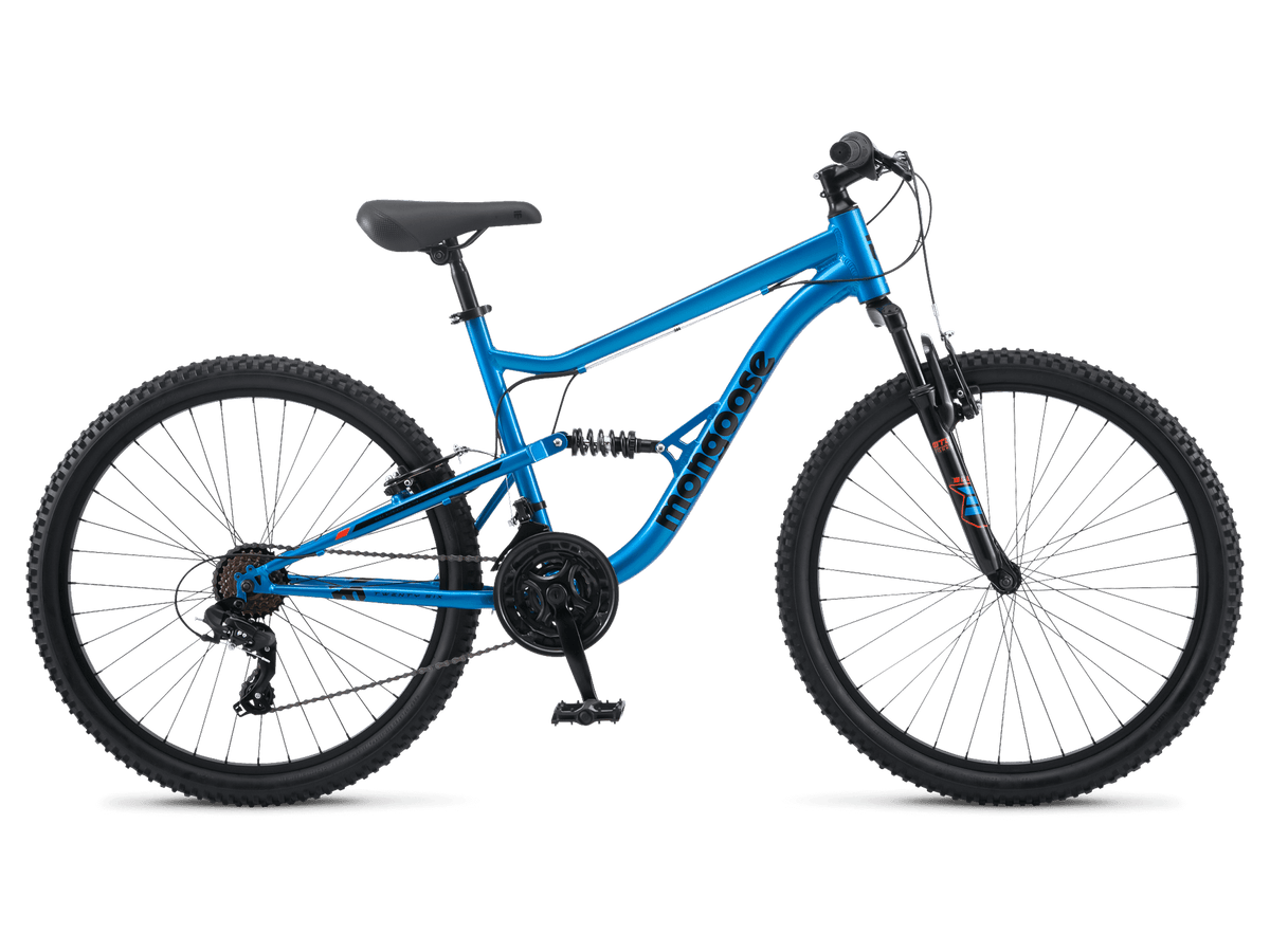 Mongoose Limestone 26-inch Full Suspension Mountain Bike